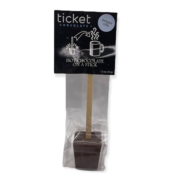 NWT Ticket Chocolate Hot Chocolate on A stick - Picture 1 of 3
